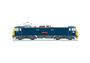 Detailed A3 print of BR locomotive 87027 'Wolf of Badenoch' in BR blue livery
