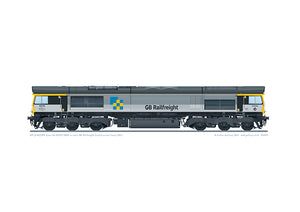 Class 66793 GBRf Railfreight Construction