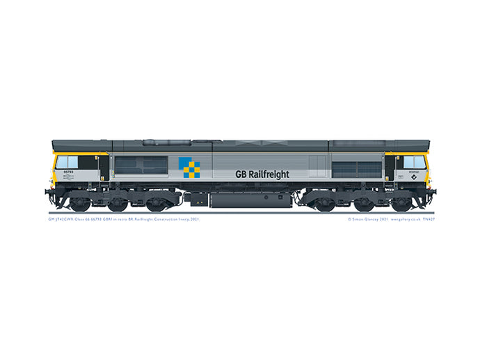 Class 66793 Railfreight Construction