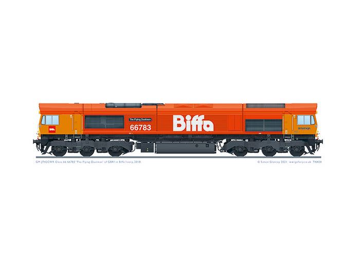 Class 66783 'The Flying Dustman'