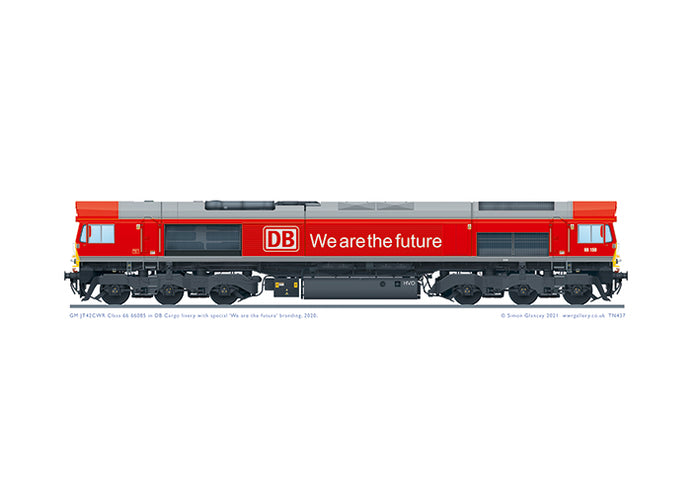 Class 66 66150 DB Cargo HVO 'We are the future'