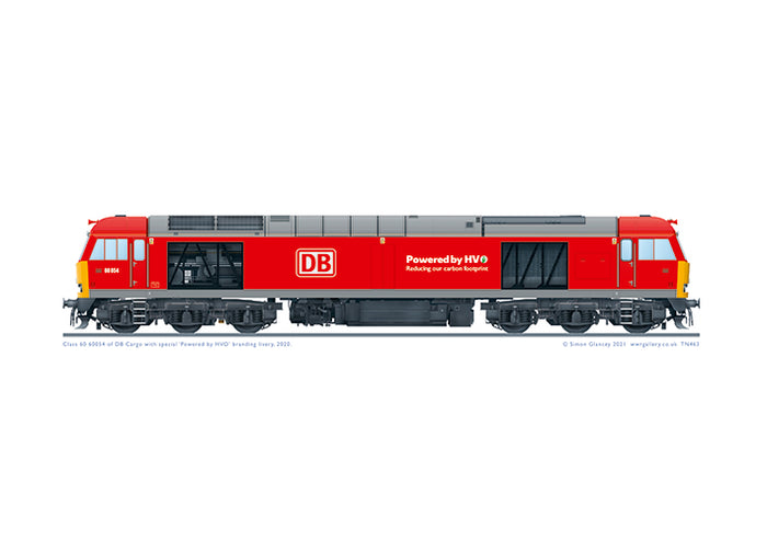 Class 60 60054 'Powered by HVO'