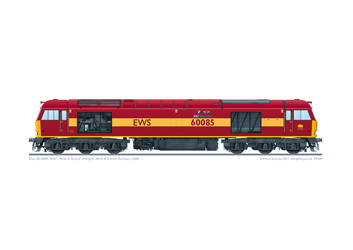 Class 60 60085 'MINI - Pride of Oxford'