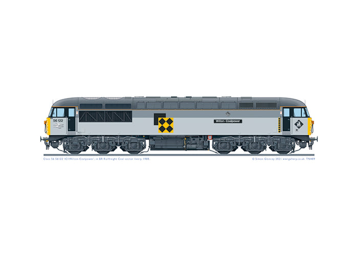 Class 56 56122 'ICI Wilton-Coalpower'