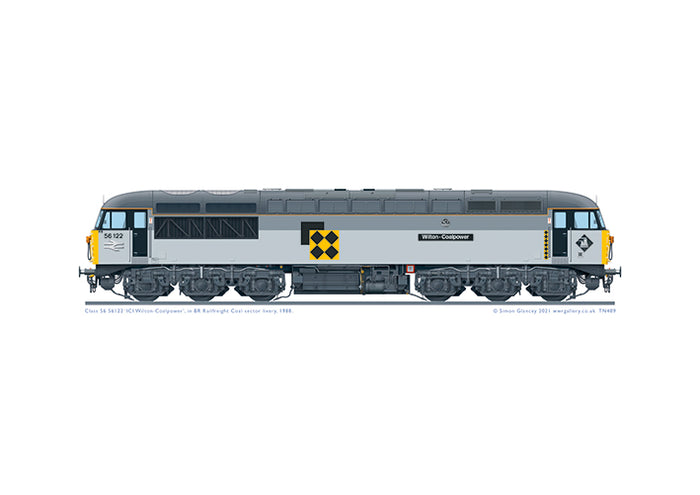 Class 56 56122 'ICI Wilton-Coalpower'