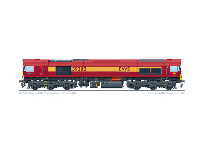 Class 59 59202 EWS
